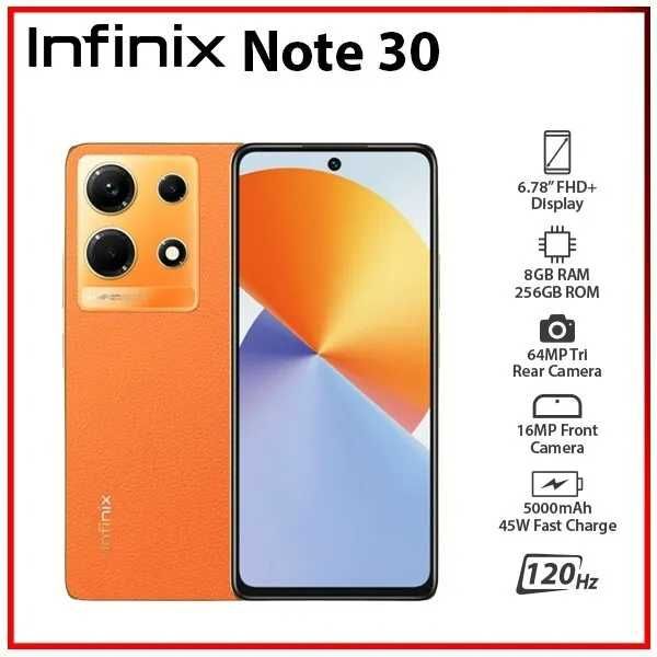 Smartphone gaming Infinix Note 30 16GB Ram(8+8) garantie 2 ani