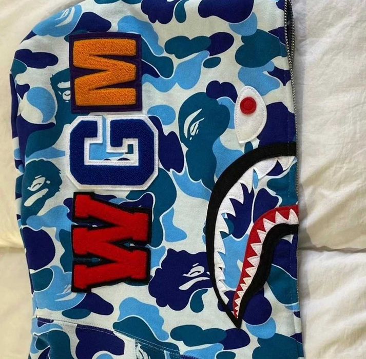 BAPE ABC Camo Shark Full Zip Hoodie
