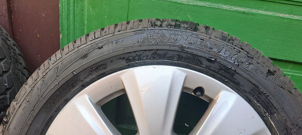 Vând jante de audi cu cauciucuri M+S 205/55 r16