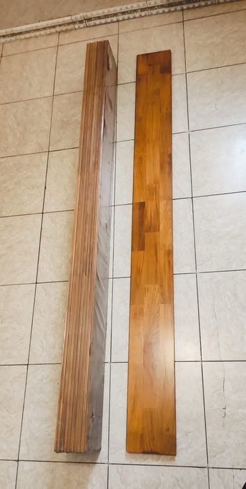 Паркет натуральное дерево  крашеное