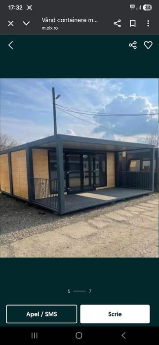 Aceste containeri sunt echipate cu dormitor mobilier și baie