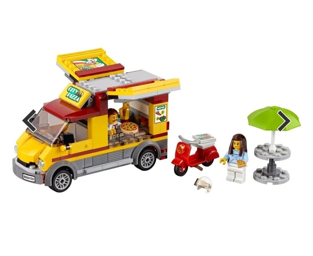 LEGO City Great Vehicles - Furgoneta/masina de pizza 60150
