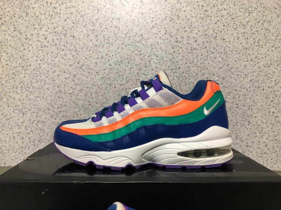 ОРИГИНАЛНИ *** Nike Air Max '95 GS Blue/White-Neptune Green