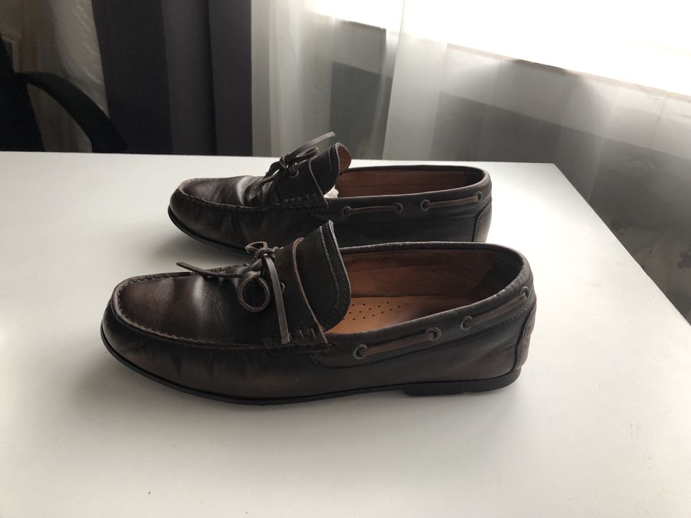 Mocasini bărbați Massino Dutti, piele, 40