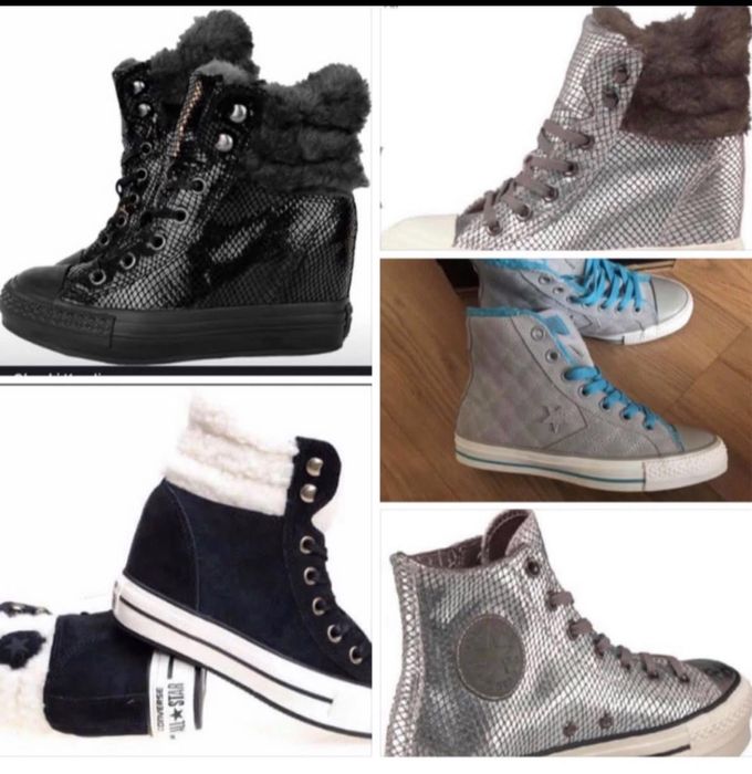 НОВИ Converse 35,36 естествен велур