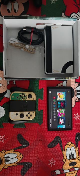 Nintendo switch oled Zelda Edition + 12 jocuri