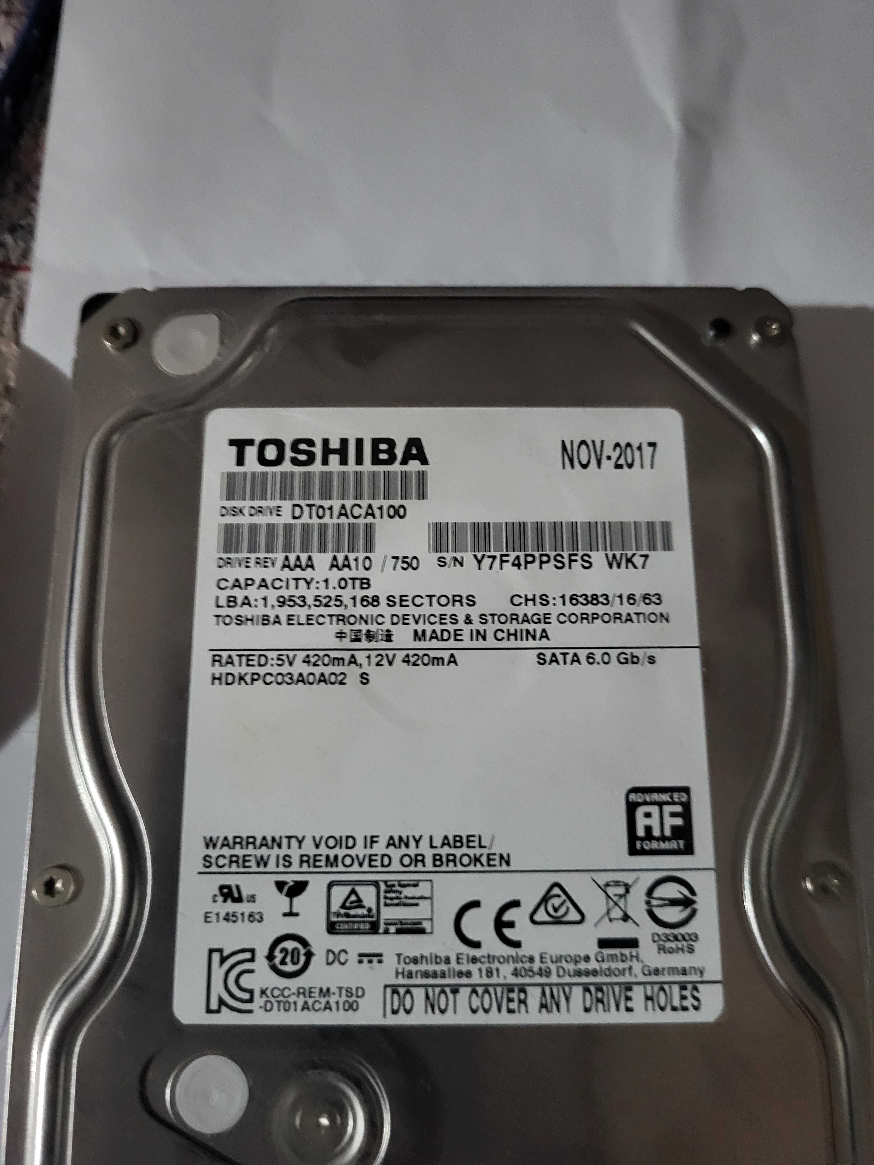 Жесткий диск TOSHIBA 1  Tb