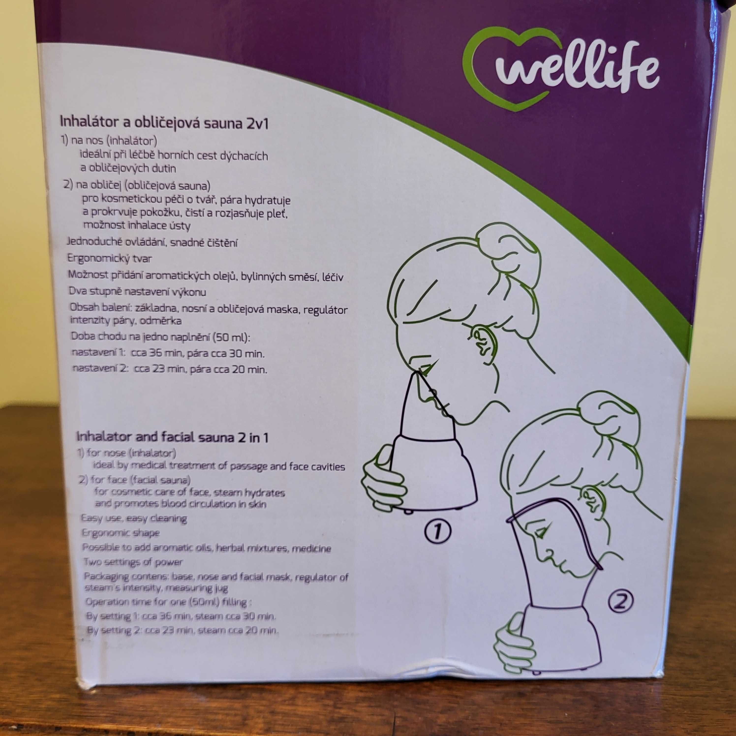 Inhalator si sauna faciala 2in1 / nou nefolosit !