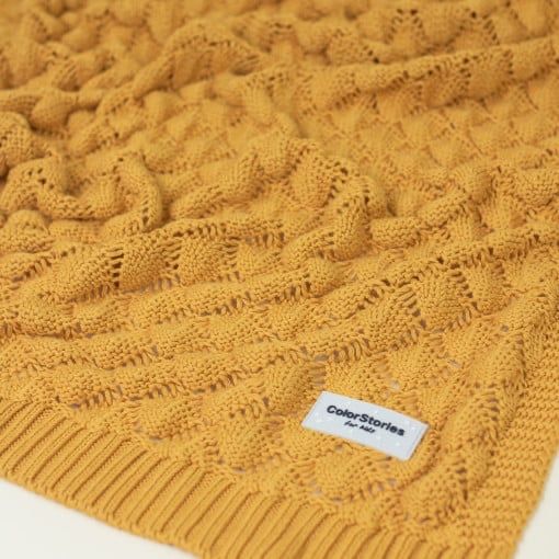 Patura de bambus Mustar