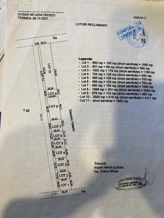 Vand teren intravilan in Sabareni, jud Giurgiu