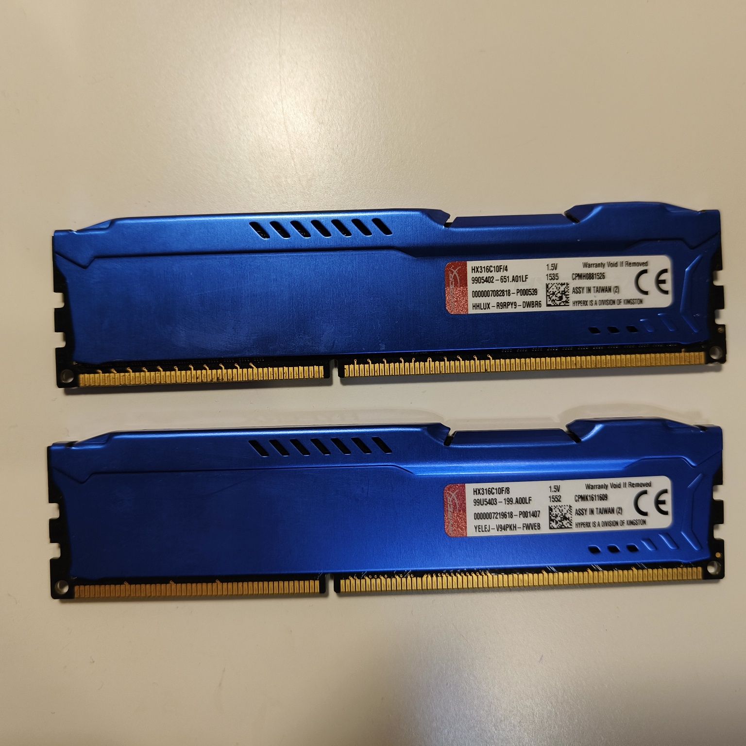 Memorii RAM Hyper X Fury 2x4 GB