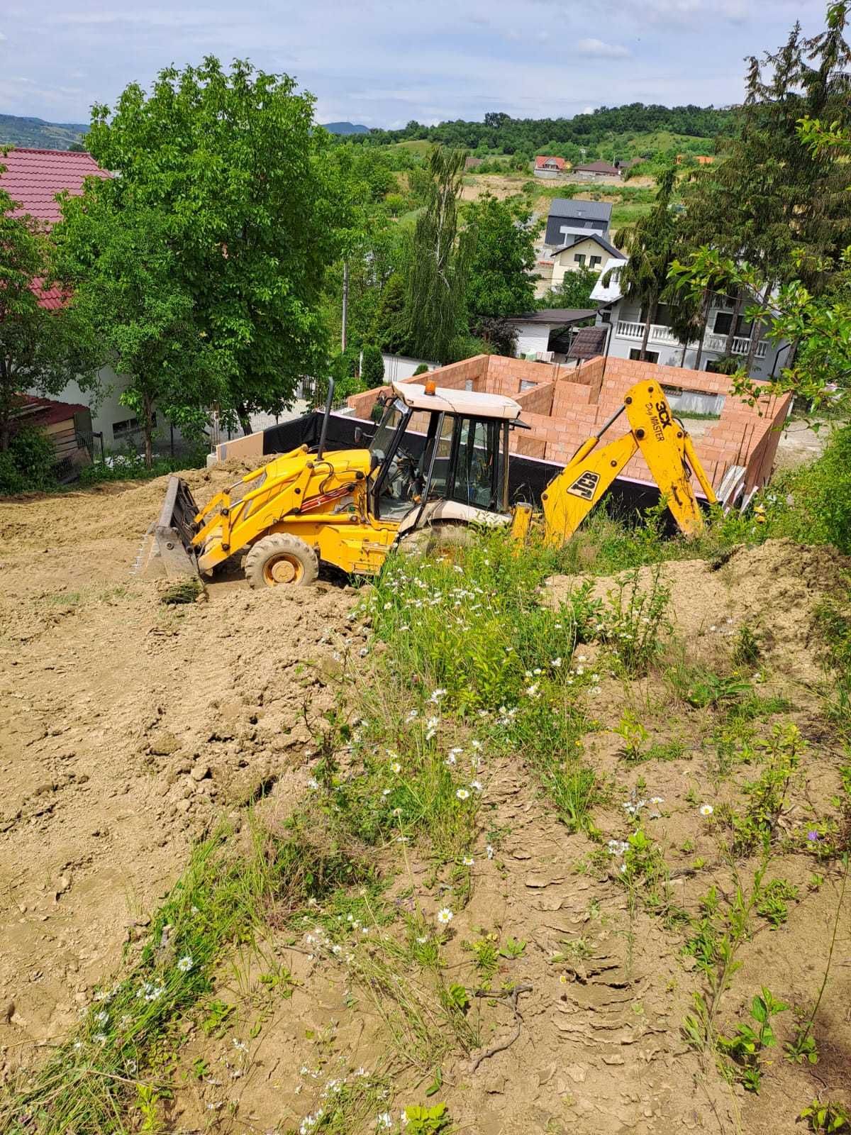 Buldoexcavator - Servicii excavare Bistrița