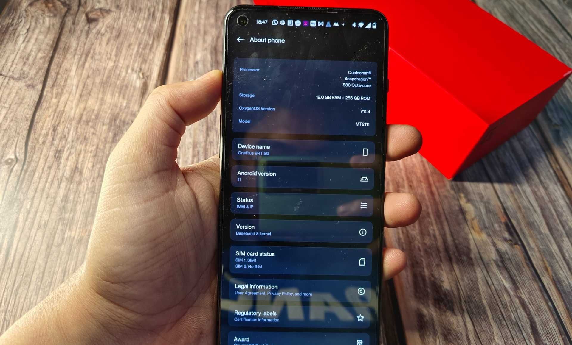 One Plus 9 RT 5G (256 Гб) Ванплас 9РТ oneplus