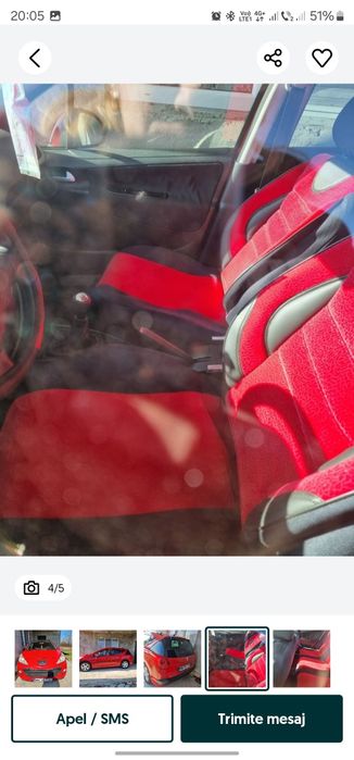 Peugeot 206 sw 1.6hdi dpf activ țeavă curata