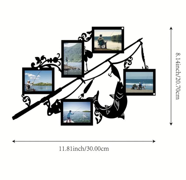 Метална Персонализирана кутия за снимки с риболовна тематика