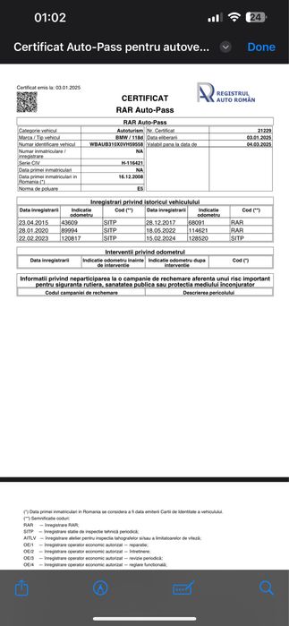 BMW E81 seria 1 LCI 2009 / Schimb cu logan/sandero 0.9 2015+
