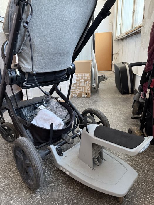 Бъги-борд Kid-sit, помощна седалка, борд, степенка за второ дете