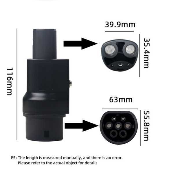Переходник для зарядки GB/T to Evropa, GB/T to USA, GB/T to Tesla.