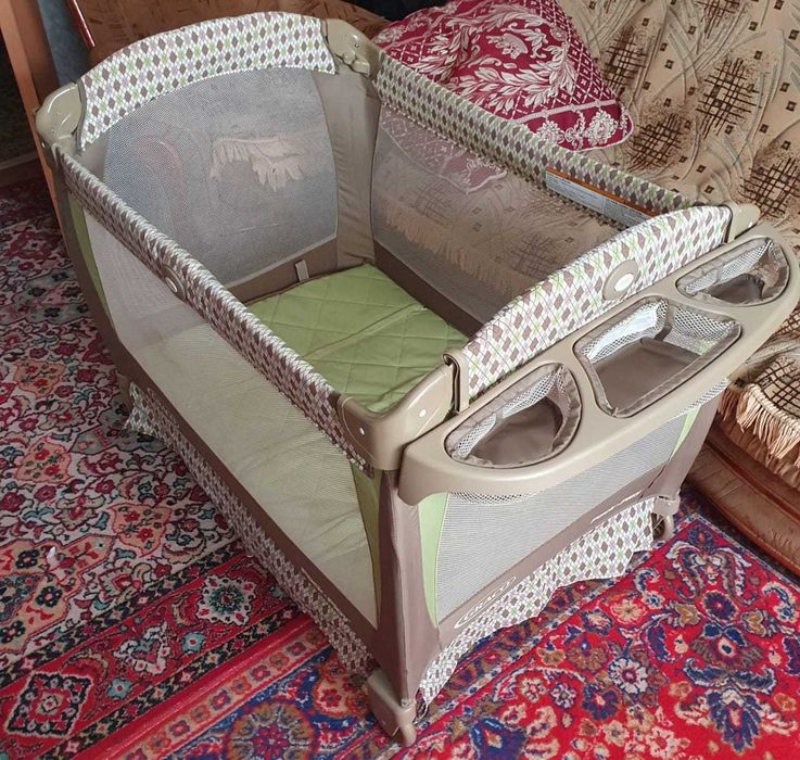 Детский манеж-кровать