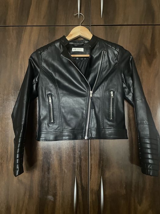 Geaca imitatie piele 152