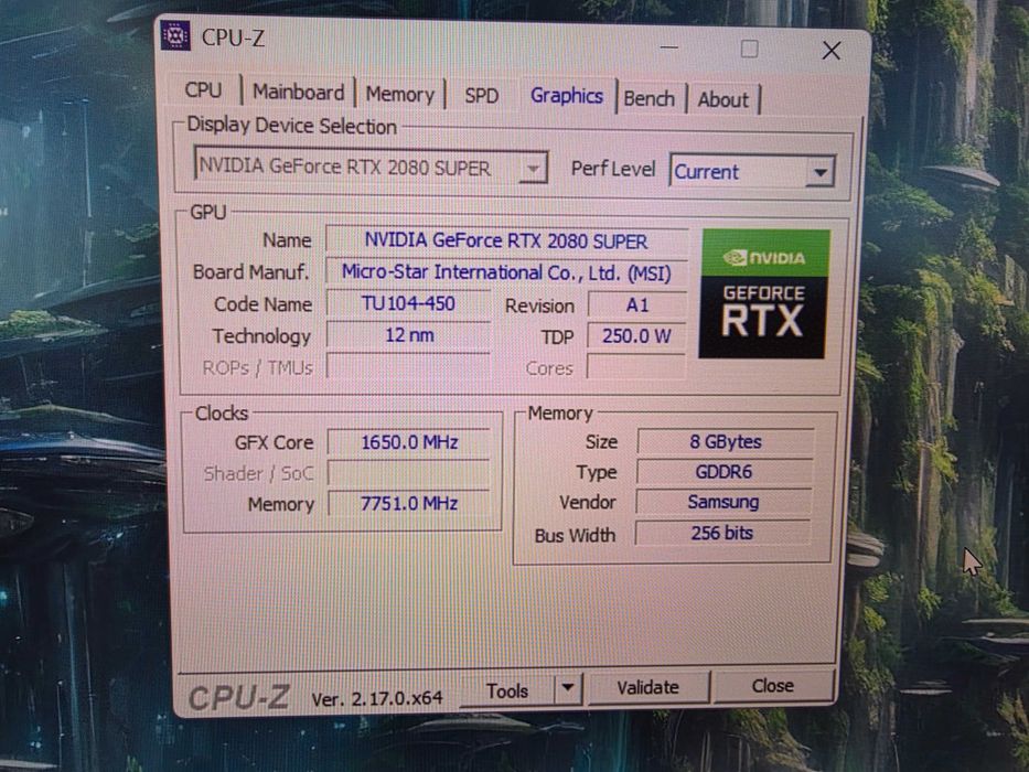 MSI GeForce RTX 2080 Super Ventus OC 8GB