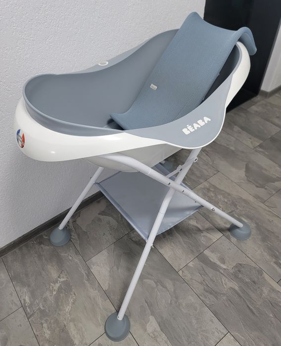 Set complet BEABA – Cadita Camele’o + Suport cu picioare + Suport bebe