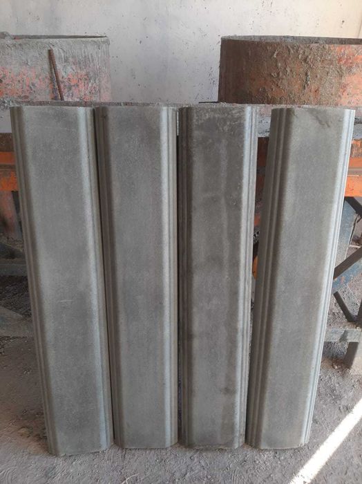 Перилы бетонные можно под бордюр