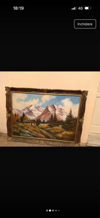 Tablou vintage pictat