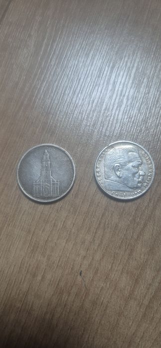 2 monede Naziste  1935 si 1937