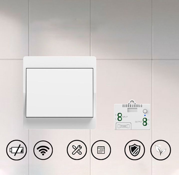 Comutator wireless RF433 fara baterii,