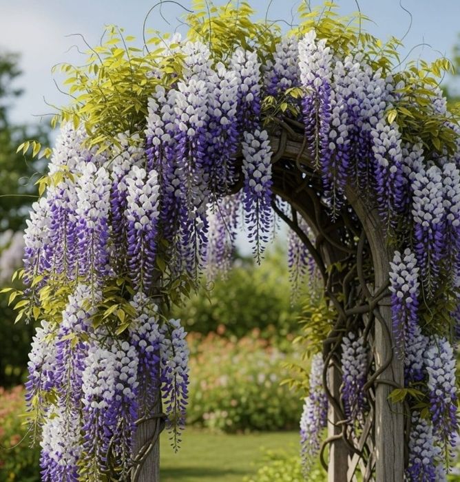 Wisteria (Glicina ) Bicolor