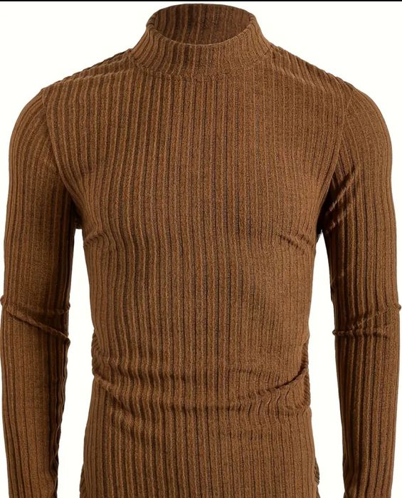 Топъл мъжки пуловер