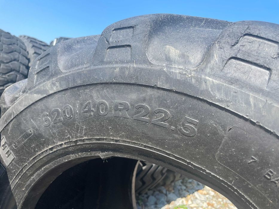 Anvelope second hand 620/40r22.5 cauciucuri excavator remorca cu TVA