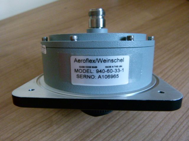 Atenuator variabil continu Aeroflex/Weischel model 940-60-33-1 6-66dB