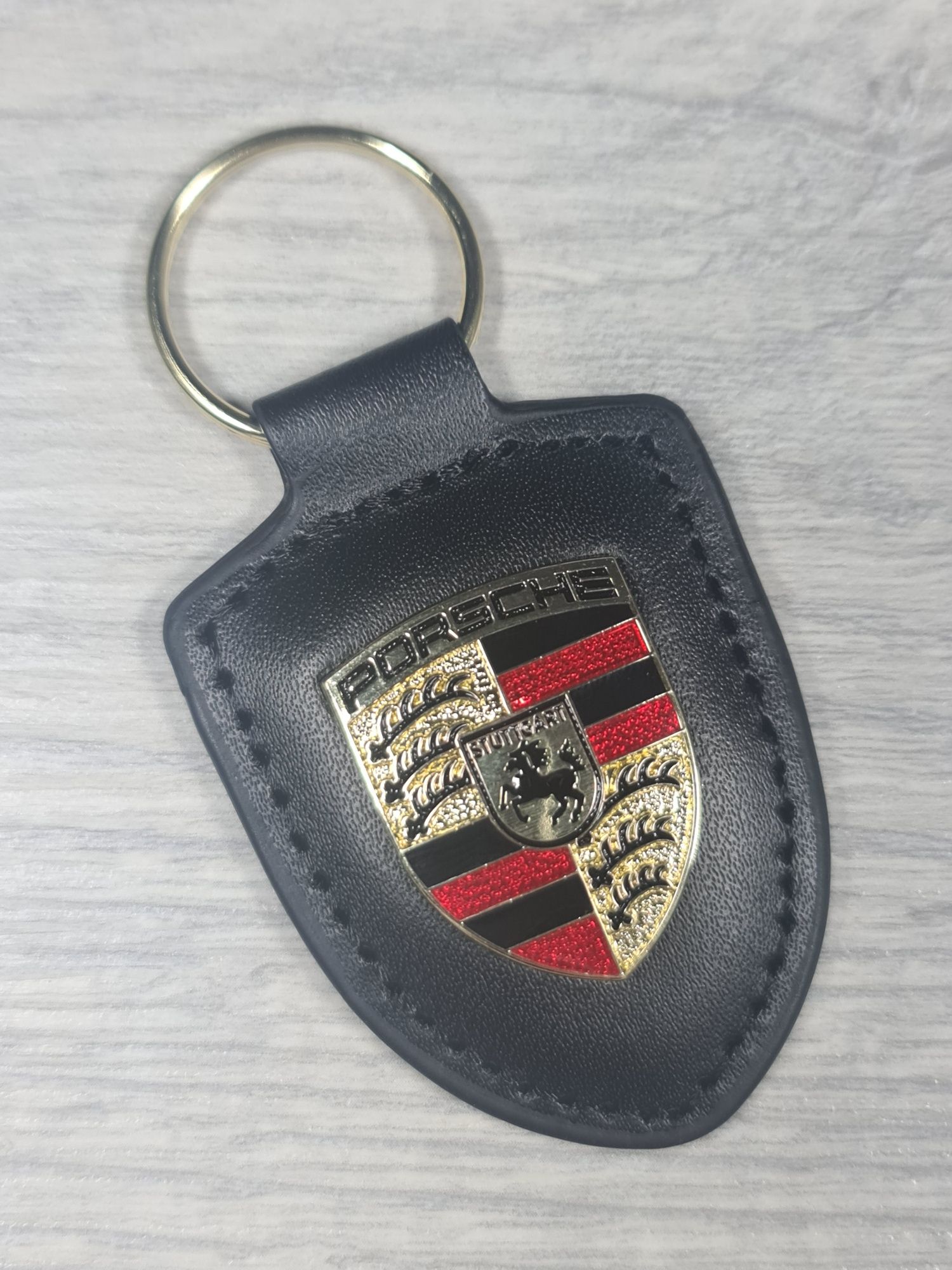 Breloc-Porsche-Piele-Metal-Cayenne-Panamera-Macan-Cayman-Boxster
