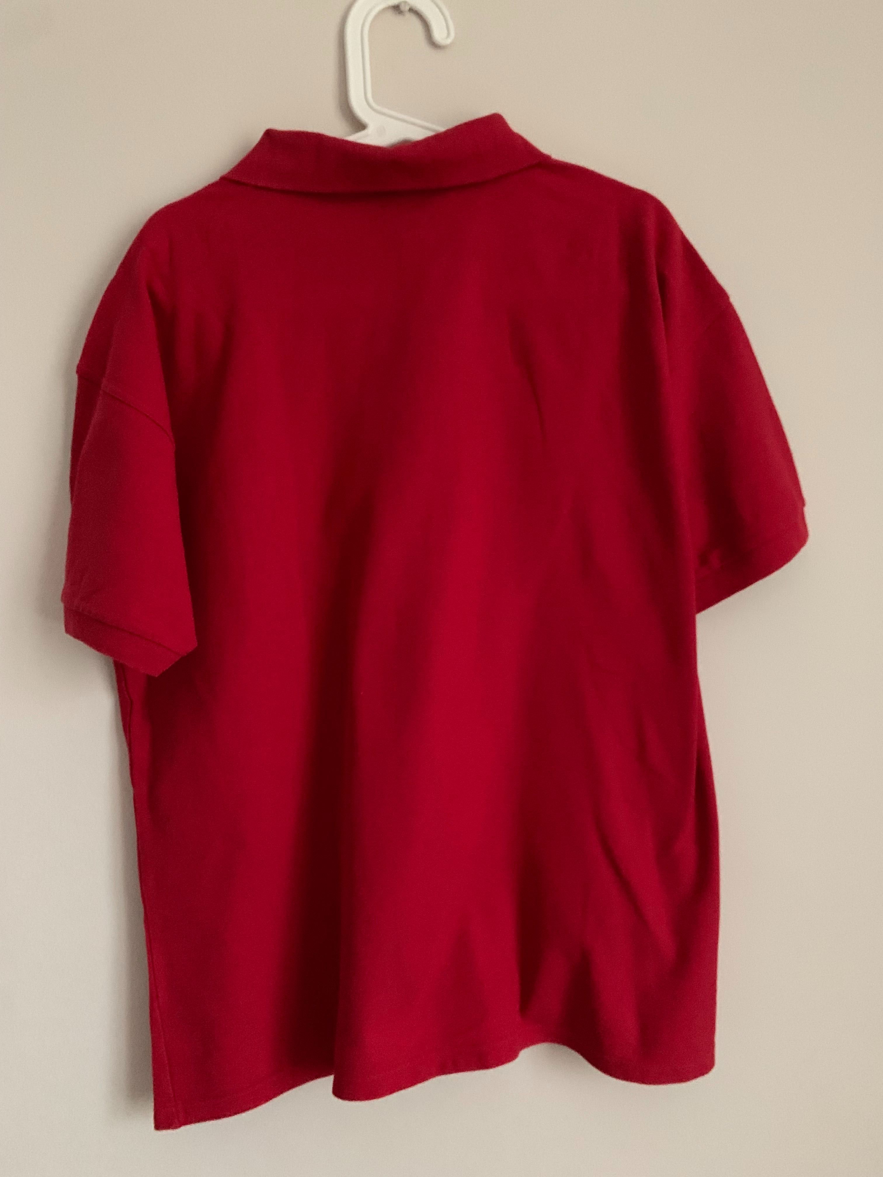 Мъжка червена тениска Paul & Shark Размер XL Оригинал
