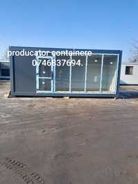 Vand container monobloc, modular birou, vestiar grup sanitar, dormitor
