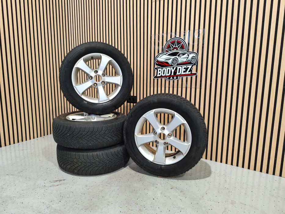 Set jante Vw Tiguan R15 cu anvelope iarna continental 195/65R15