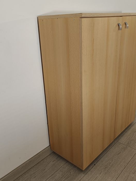 Dulap cu Rafturi 90X35/109 cm; Comodă Birou; Fișet