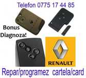 Cartela,card,cheie Renault,Megane,Espace,Laguna,Scenic,Vel Satis,CLIO4