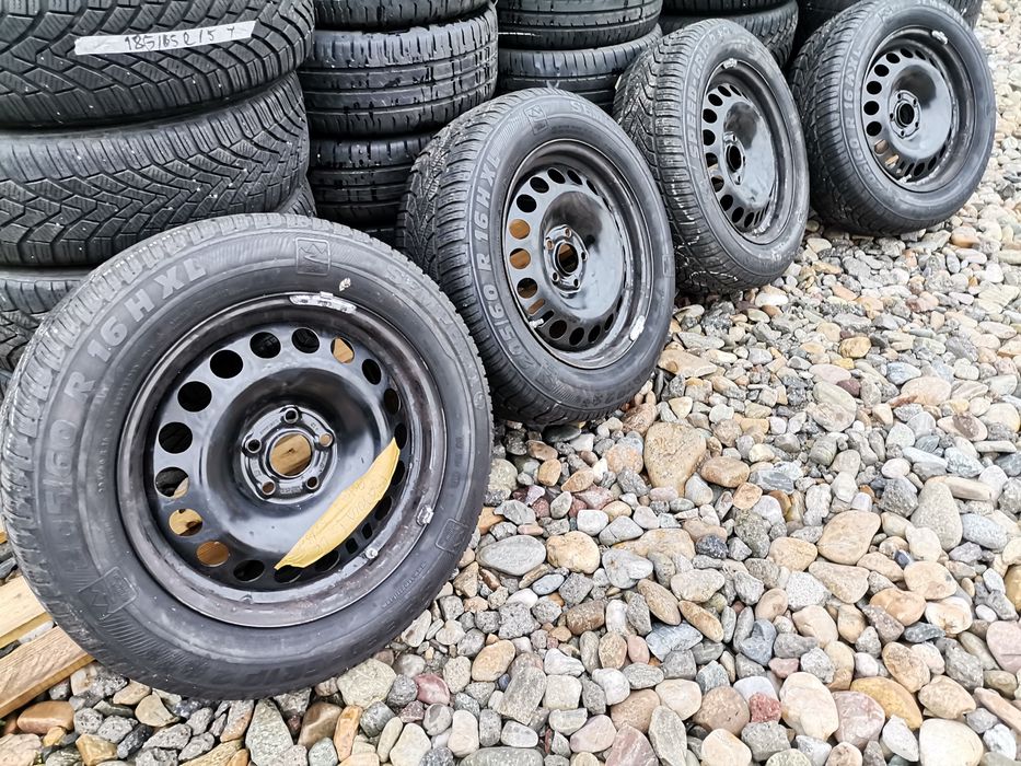 Jante Oțel 5x105 Opel Astra J + anvelope iarna 205/60r16