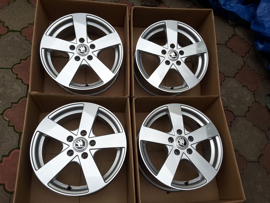 jante aliaj 16; 5x112; Skoda Superb, Octavia 2. Octavia 3, Octavia 4