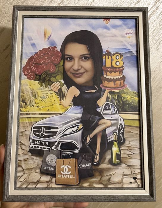 Карикатура по снимка