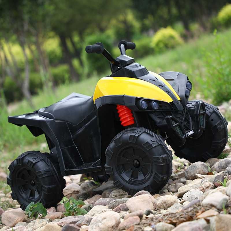 ATV electic pentru copii Kinderauto Wolf 70W 12V Premium #Galben