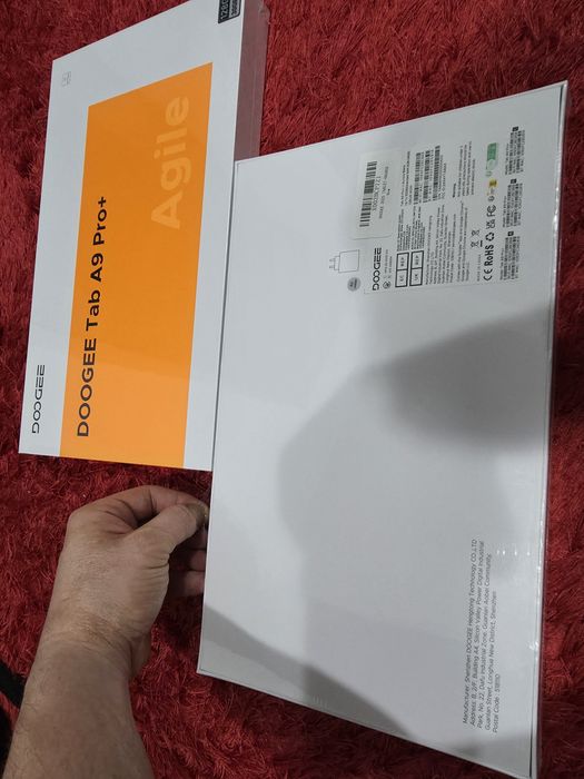 -Doogee Tab A9Pro Plus, Nou, 128Gb, 6Ram+24 extins, Negru, 0 cicluri i