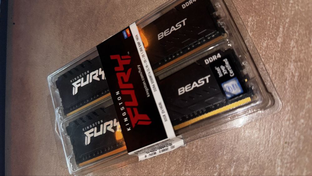 Memorie Ram Kingston Fury 32GB (2x16GB) DDR4 3200Mhz