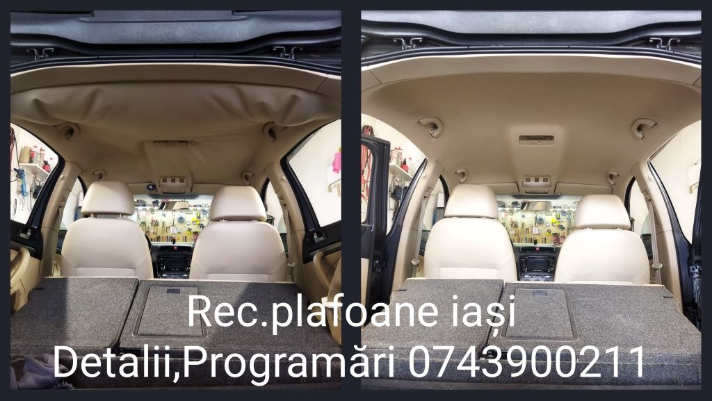Reconditionare, retapitare plafon auto