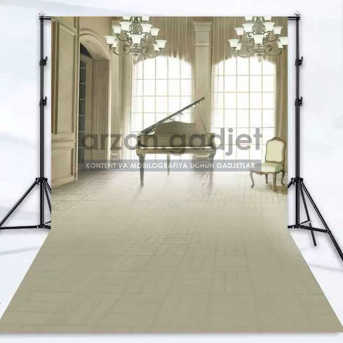 Tayor Fotofon + Fon ushlagich 2x2 | Готовый фотофон + фон стойка 2х2