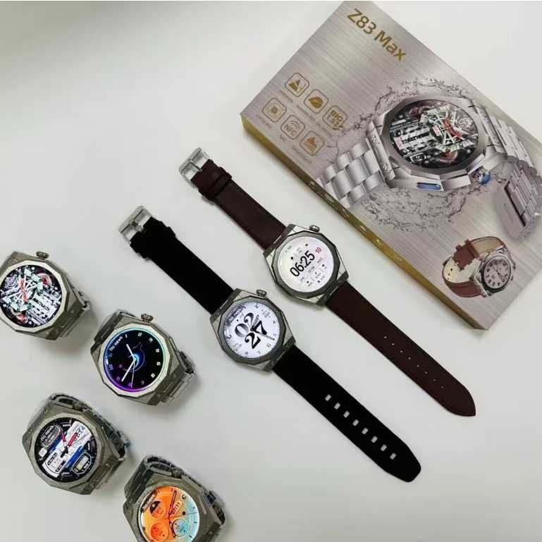 Смарт часовник Z83 Max-Нотификации,водоустойчив,разговори+3 бр. каишки