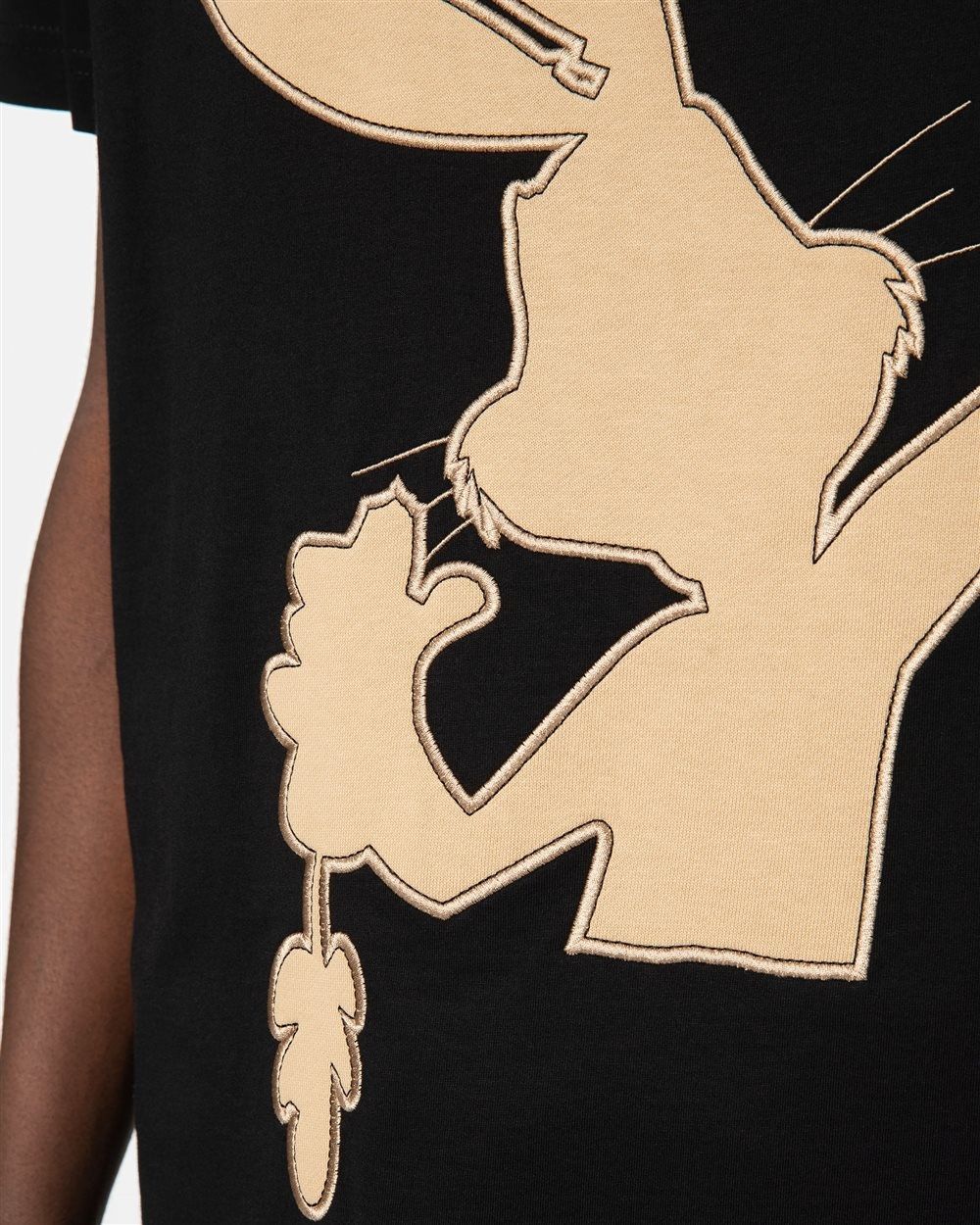 Мъжка тениска Iceberg Black T-shirt With Cartoon Detail